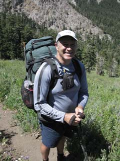Dan hiking Murray Canyon.